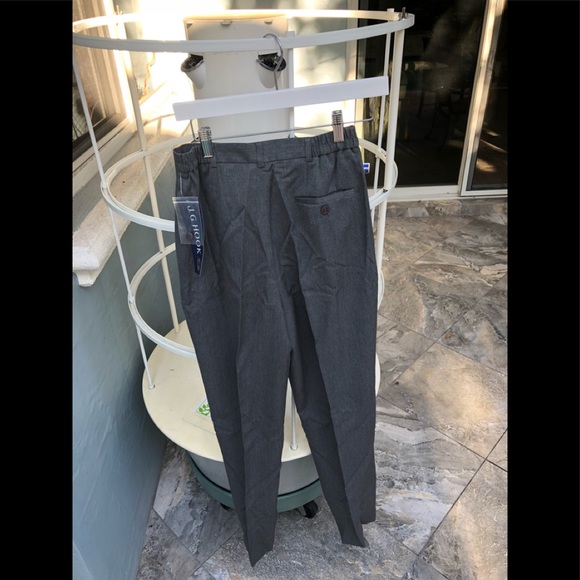J.G. Hook Gray Dress Pants. Size 6L - Picture 2 of 3